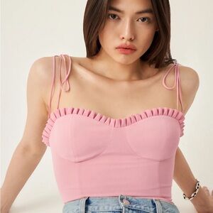 Reformation Pink Camisole Top